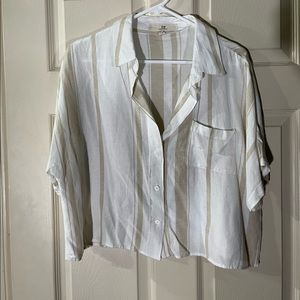 Cropped button up by Thread + Supply